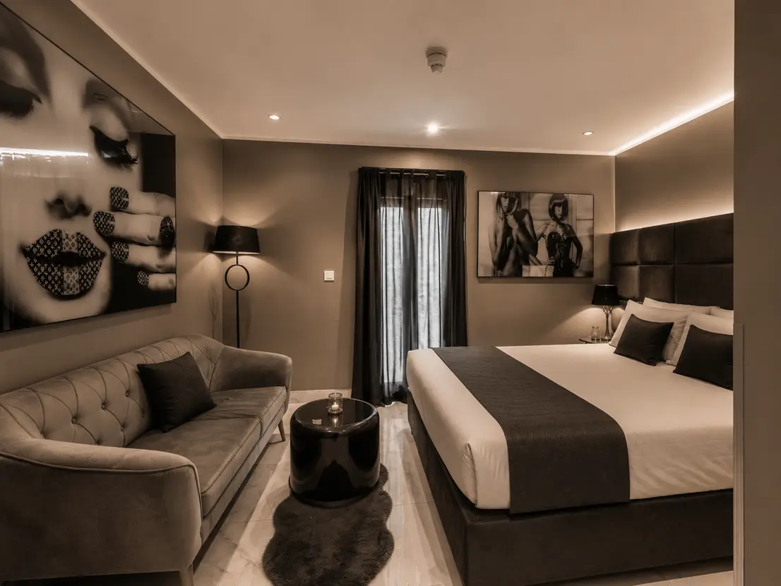 Elegant ausgestattetes Gästezimmer mit eigenem Bad
